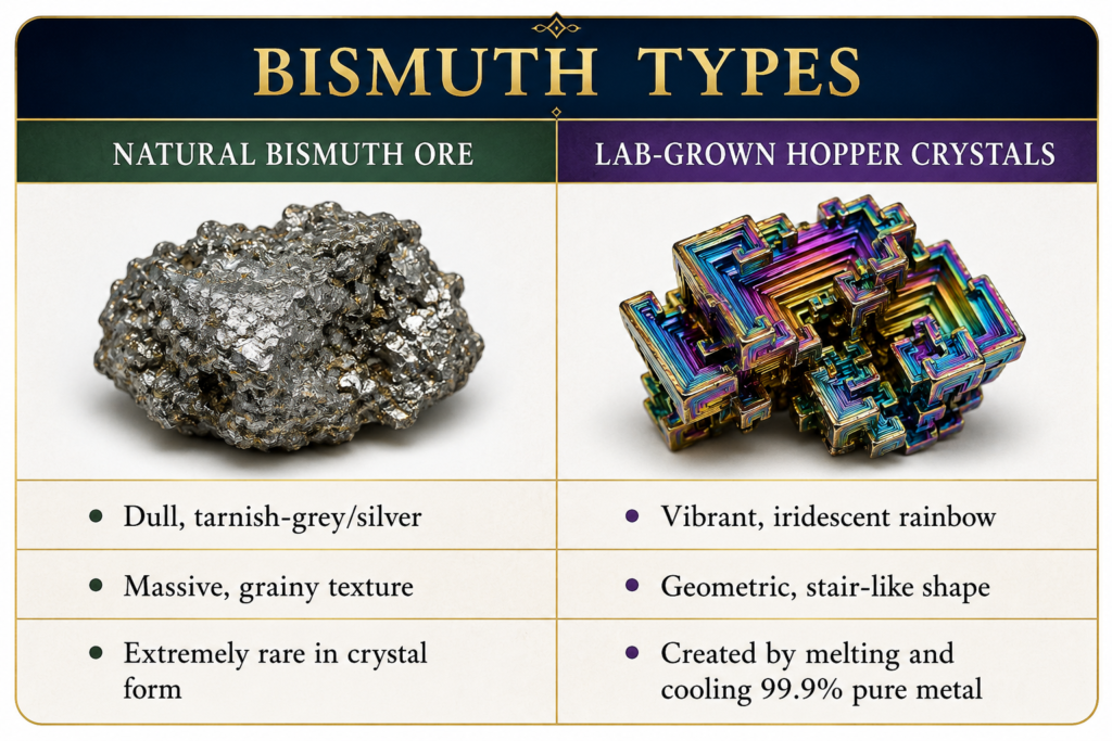Bismuth types - Sians Emporium Bismuth types
