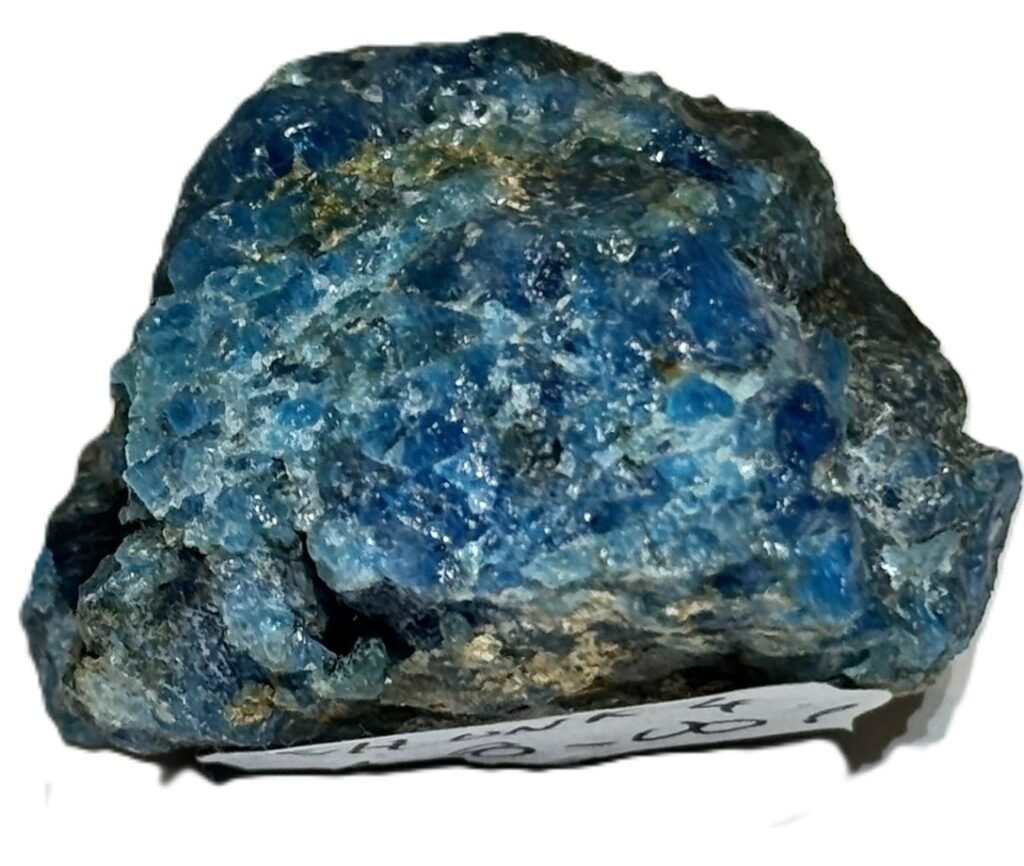 Blue Apatite rough specimen