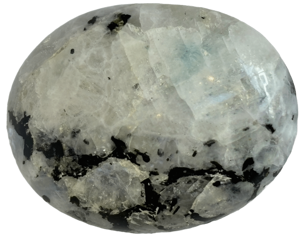 Black moonstone palmstone - Sians Emporium Black moonstone palmstone