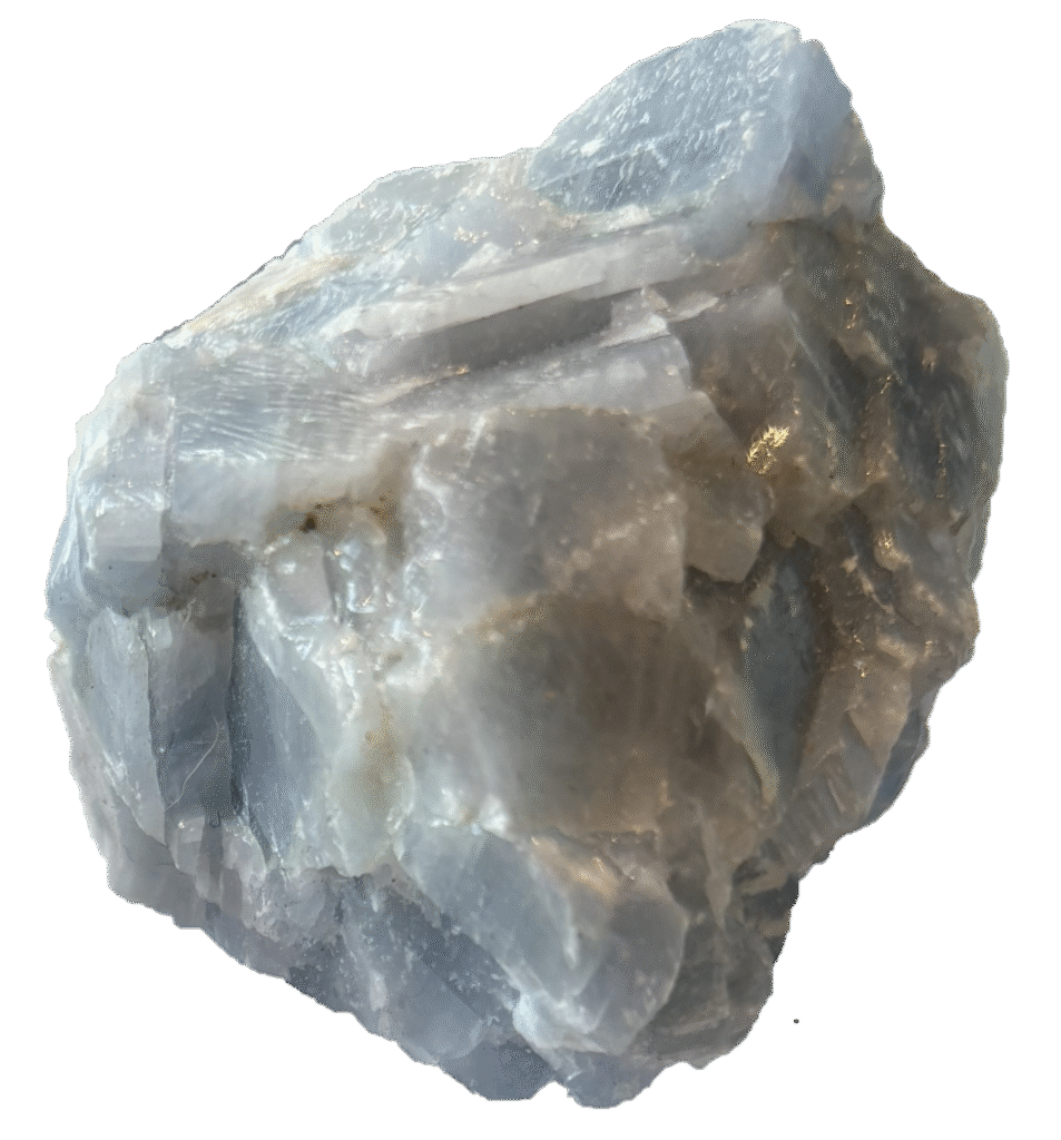 blue calcite chunk 1 - Sians Emporium blue calcite chunk 1