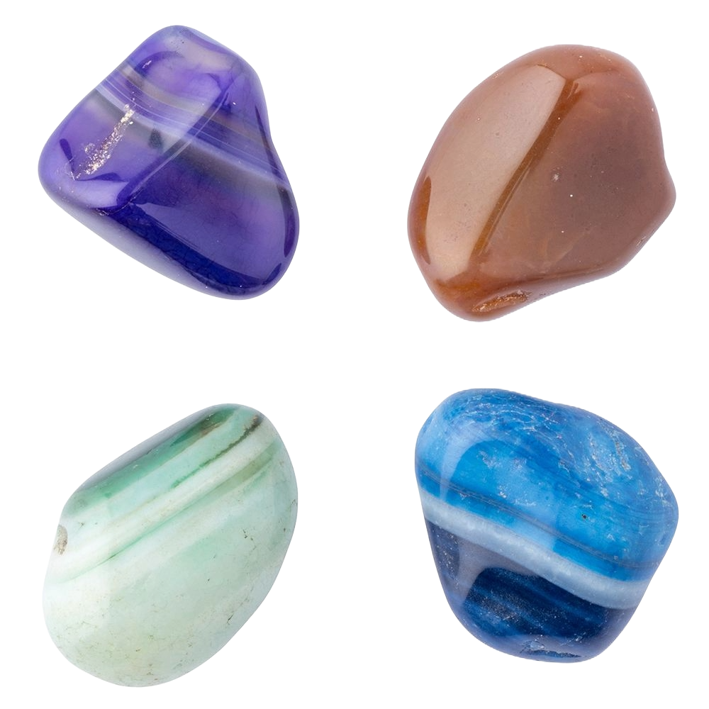 banded agate quad - Sians Emporium banded agate quad