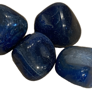 small blue group of agate tumble stone - Sians Emporium small blue group of agate tumble stone