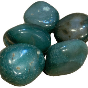 small green group agate tumble stones