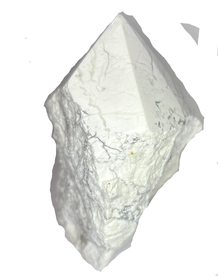 howlite point d4 - Sians Emporium howlite point d4