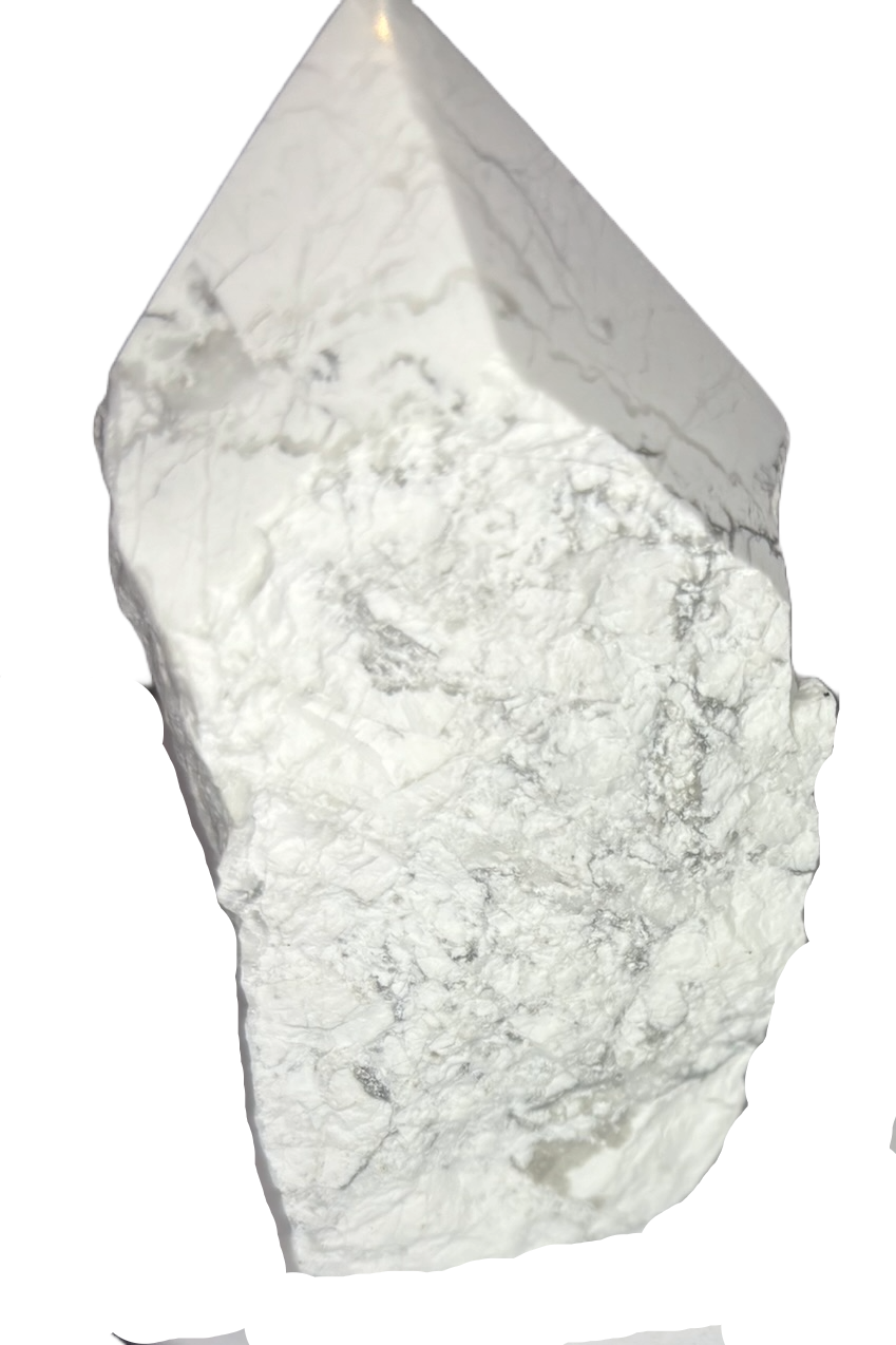 howlite point d5 - Sians Emporium howlite point d5