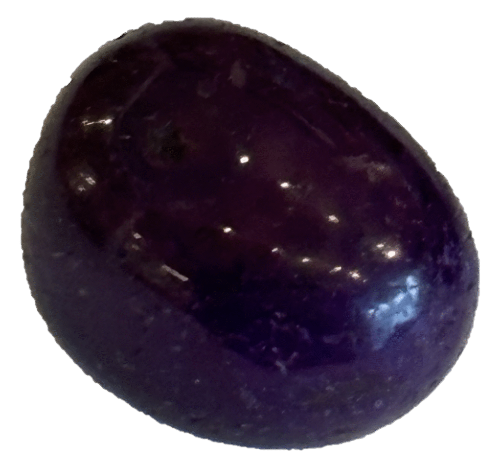 small purple agate tumble stone - Sians Emporium small purple agate tumble stone