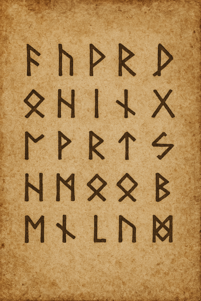Elder Futhark runes 