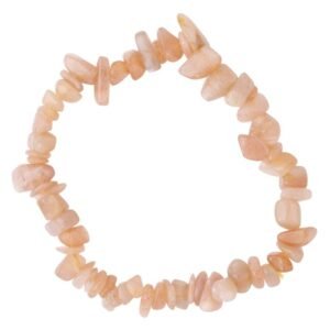 Pink moonstone bracelet