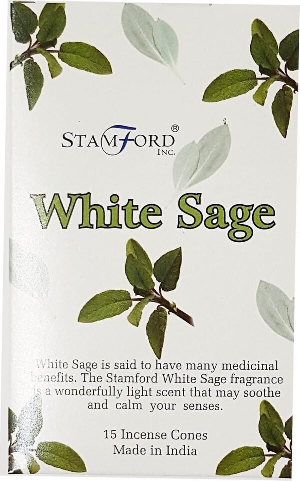 White sage incense cones