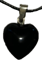 black obsidian heart