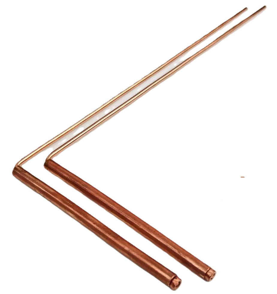 copper dowsing rods - Sians Emporium copper dowsing rods