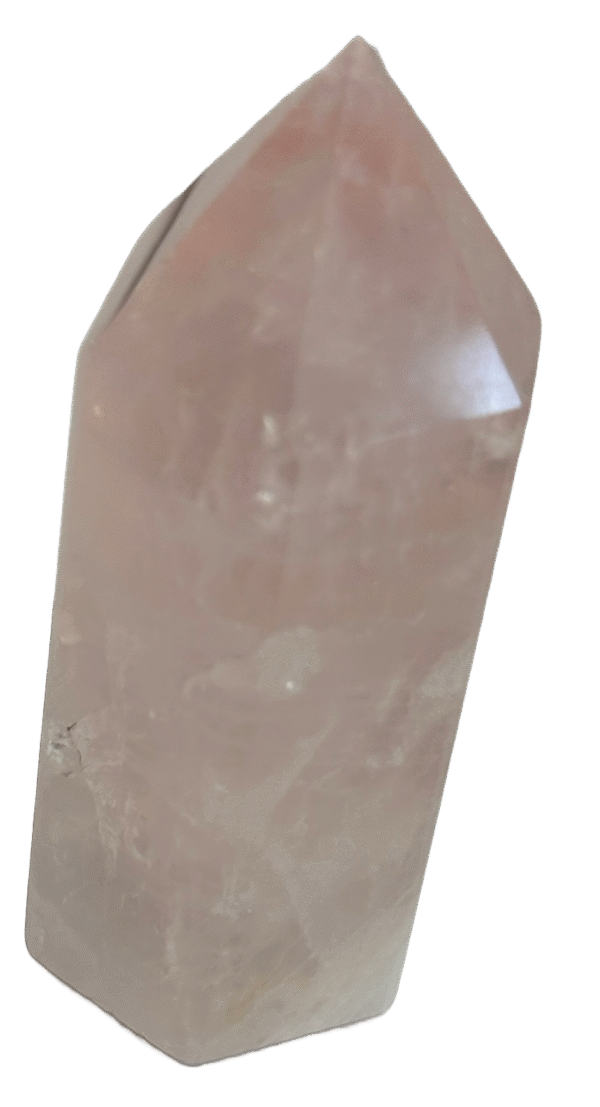 rose quartz point 32