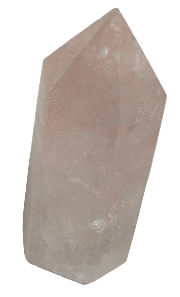 rose quartz point 33