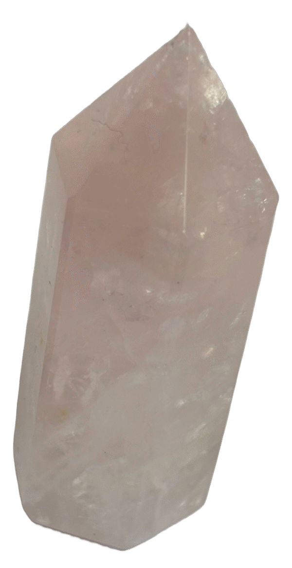 rose quartz point 34