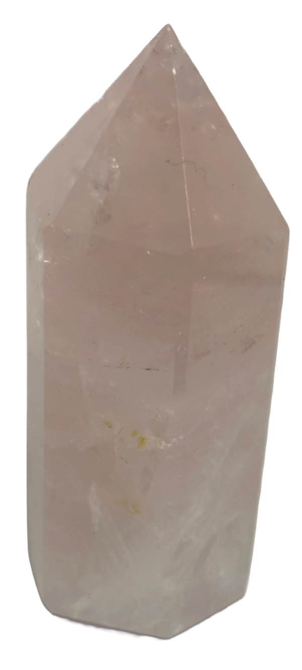 rose quartz point 35