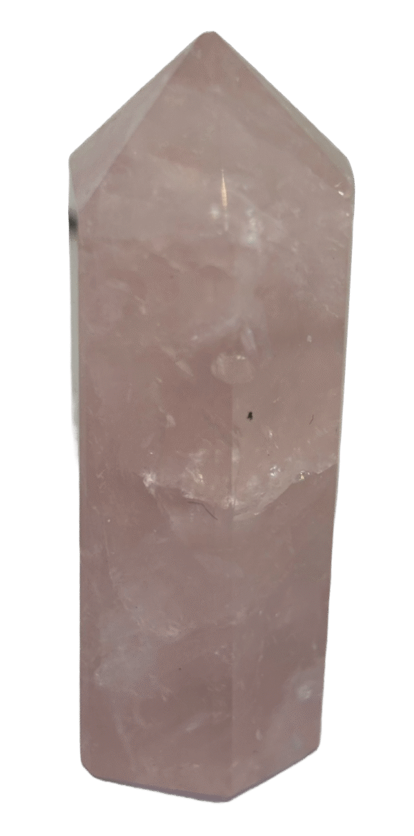 rose quartz point 41