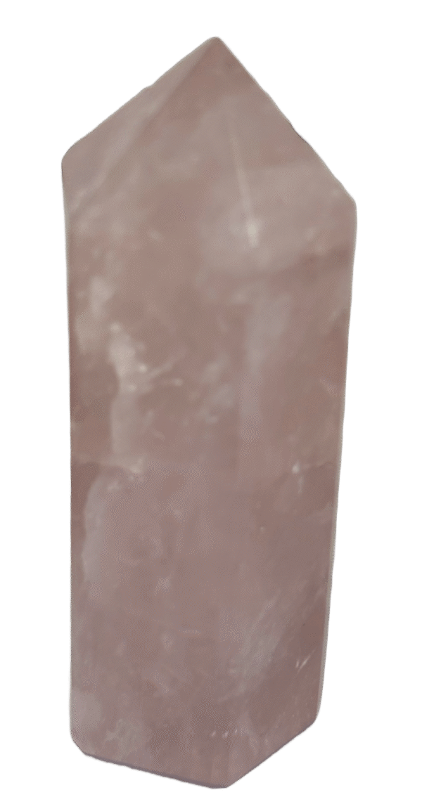 rose quartz point 42