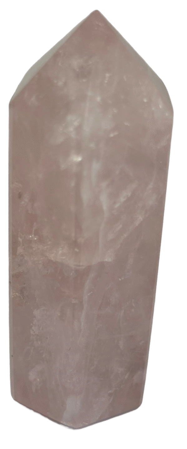 rose quartz point 43