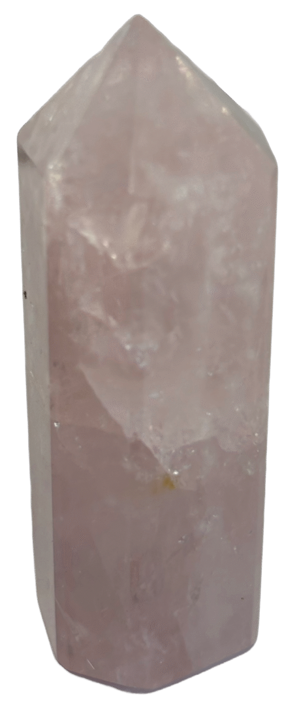 rose quartz point 44