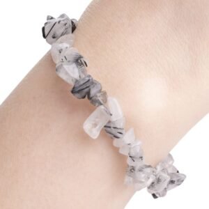 tourmalinated quartz bracelet 2 - Sians Emporium tourmalinated quartz bracelet 2