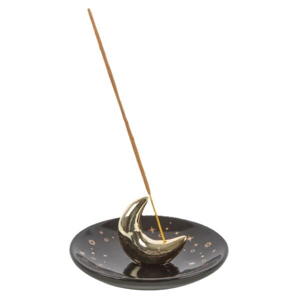 Crescent Moon Incense Stick Burner