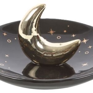 Crescent Moon Incense Stick Burner