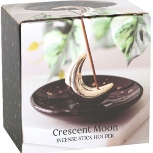 Crescent Moon Incense Stick Burner
