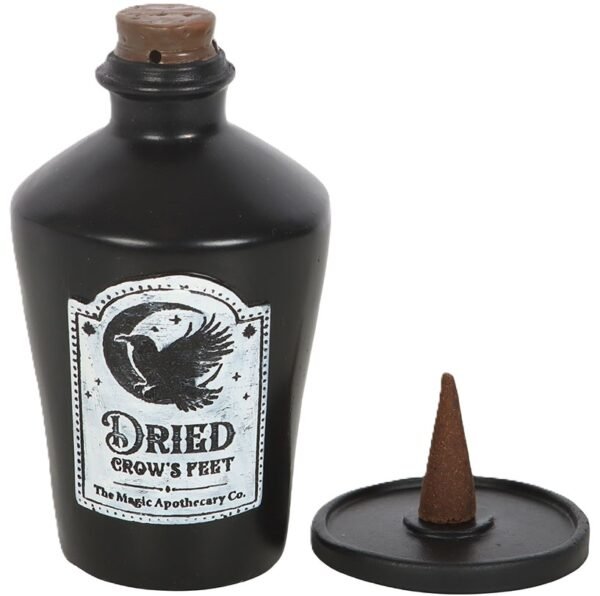 Dried Crows Feet Incense Cone Burner