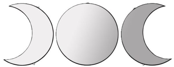 tripple moon mirror