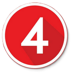 Red circular badge labeled with the number 4 (step 4)