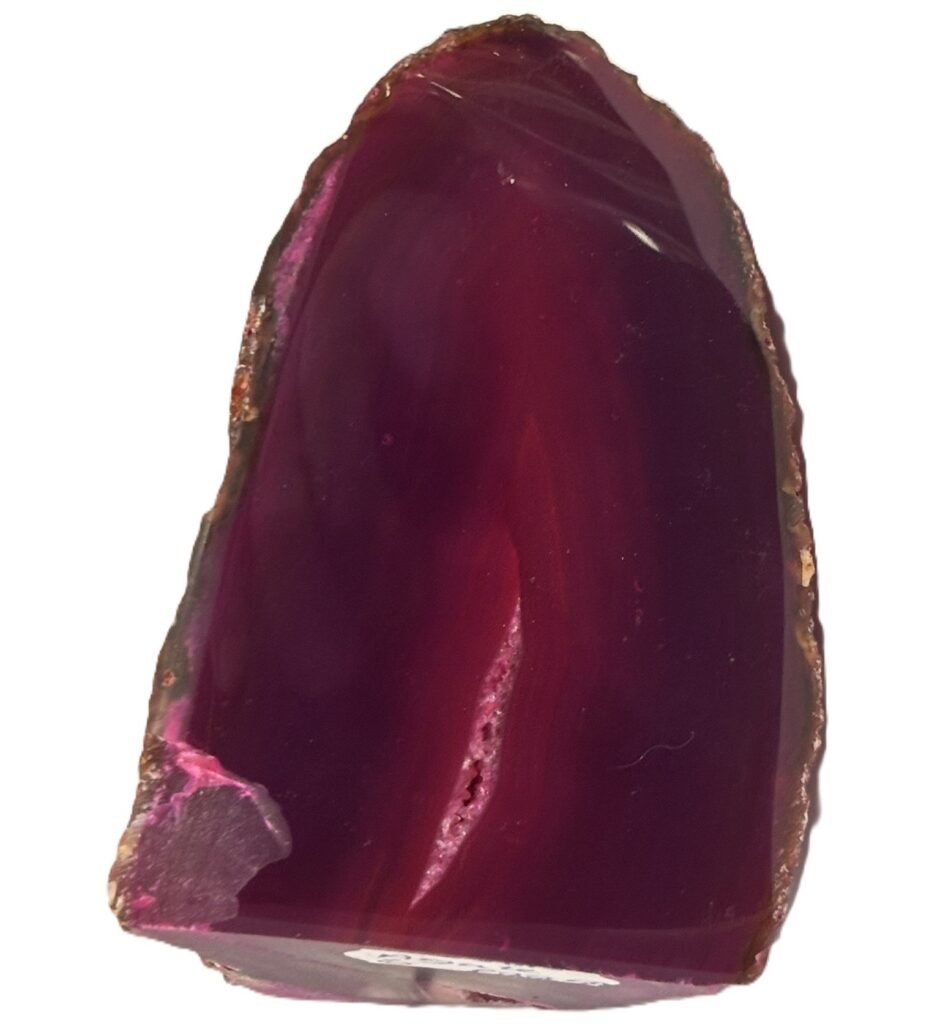 pink agate 6.3 - Sians Emporium Pink Agate Half Geode 6.3