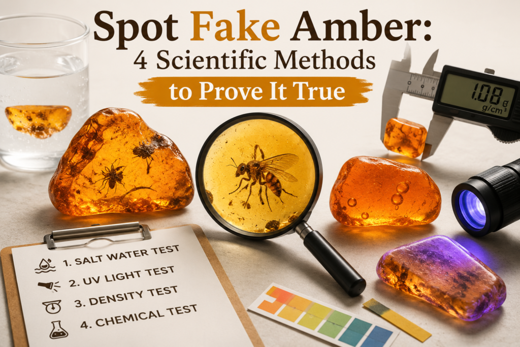 Amber testing - Sians Emporium Amber testing