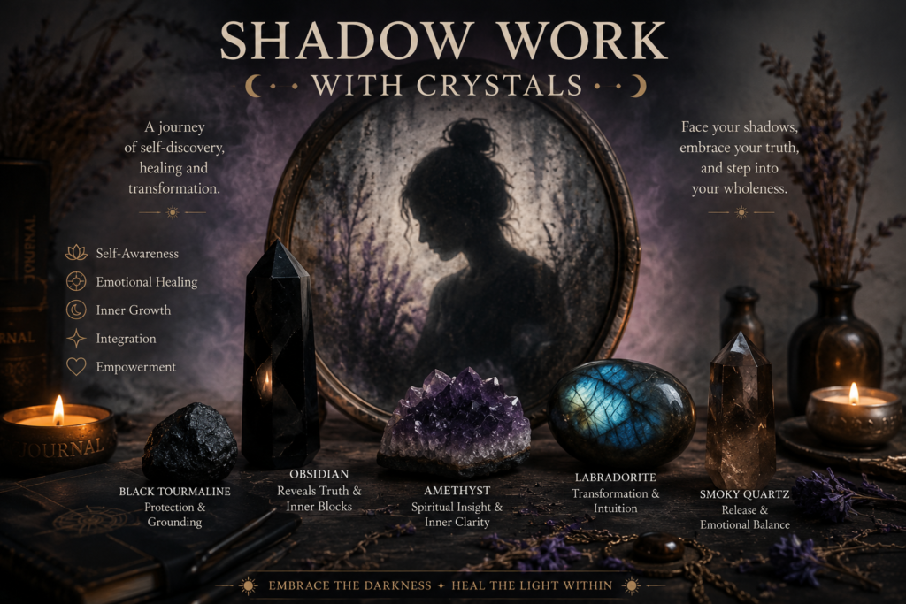 Shadow work with crystals