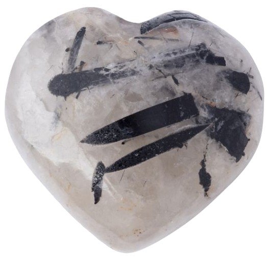 Tourmalinated Quartz heart